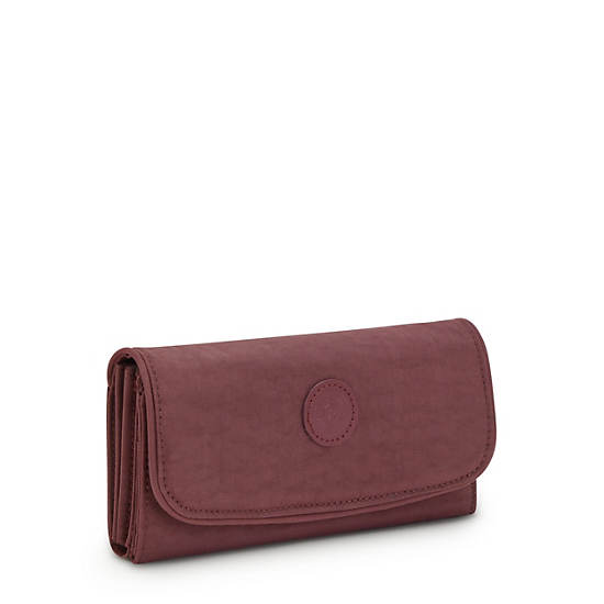 Kipling Money Land Snap Wallet Lommebok Burgunder | NO 1027AH